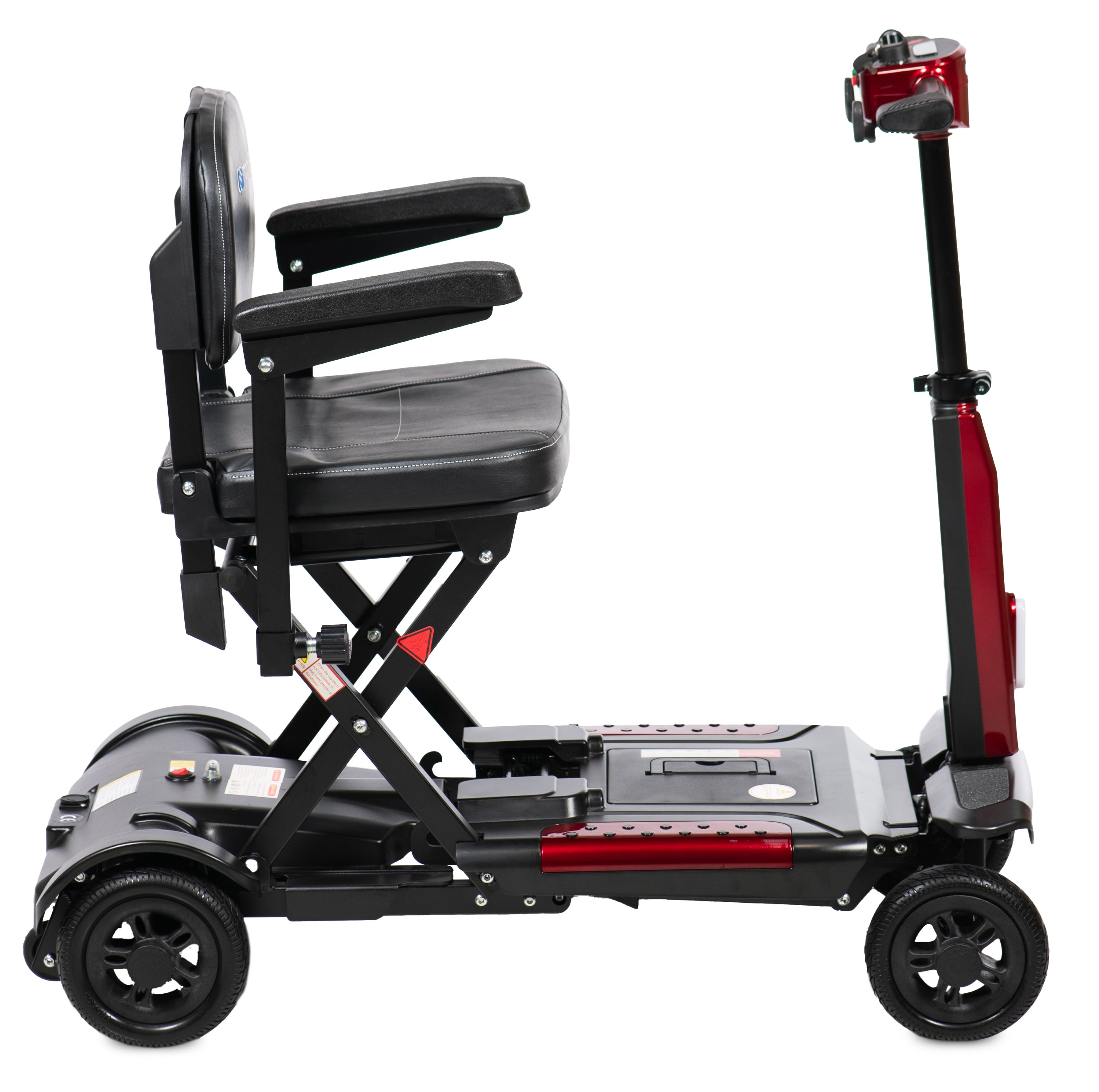 SF-3: Red Manual folding Travel Scooter