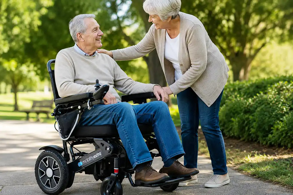 Buying a wheelchair for someone with Parkinson’s disease
