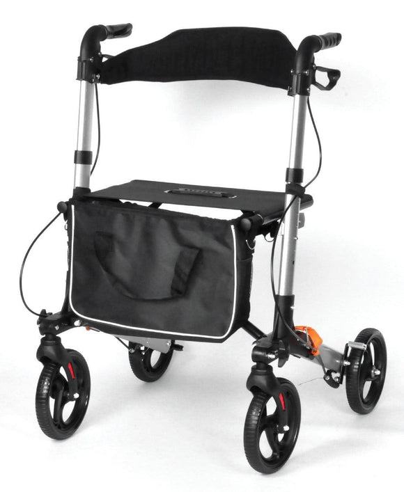 R-1 : Ultra Lightweight Folding Rollator with Seat - mobility-extra