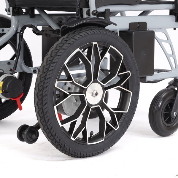 CX-1 : Lightweight Folding Electric Wheelchair : 100kg Load - mobility-extra