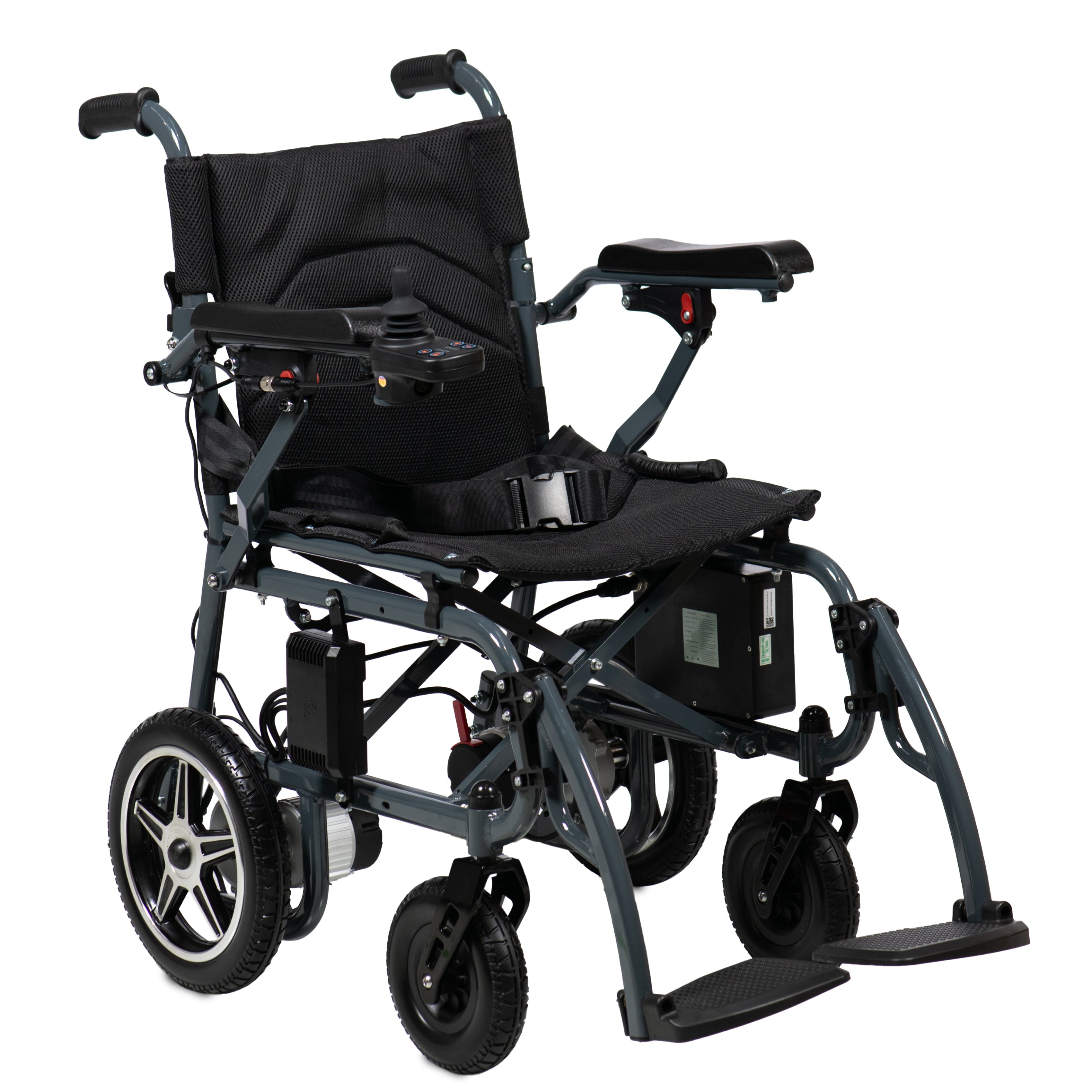 CX-2 : 17.5kg : Ultra Light Folding Electric Wheelchair : 110kg Load