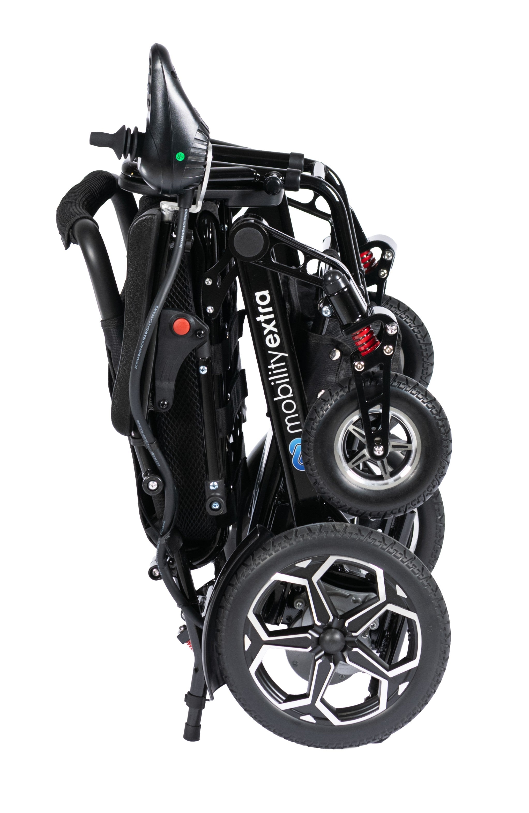 MX-BASE : Instant Fold Lightweight Folding Electric Wheelchair : 120kg Load