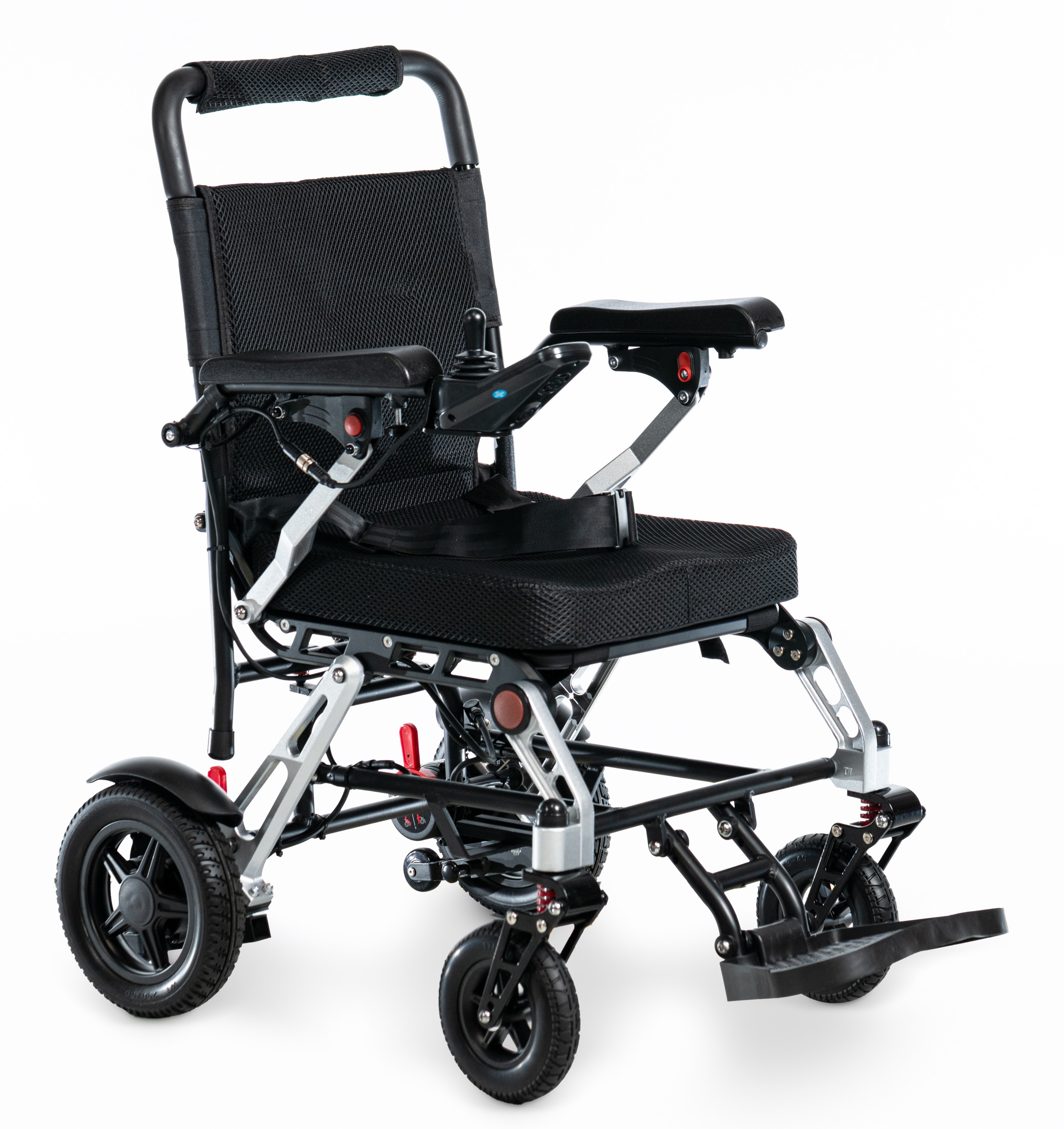 MX-AIR : 17kg : Ultra Light Magnesium Alloy Folding Electric Wheelchair : 110kg Load