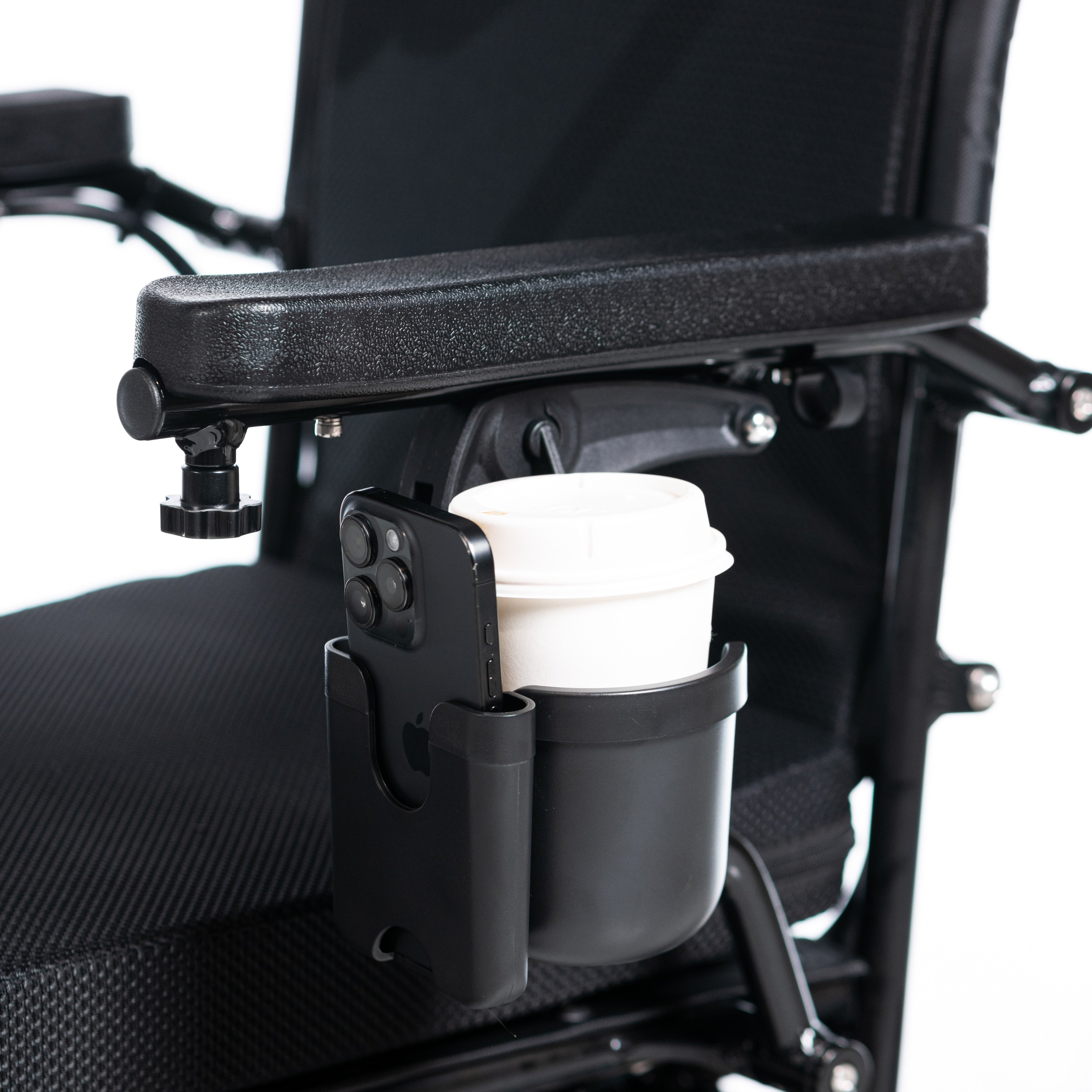 Wheelchair Phone and Drink Holder